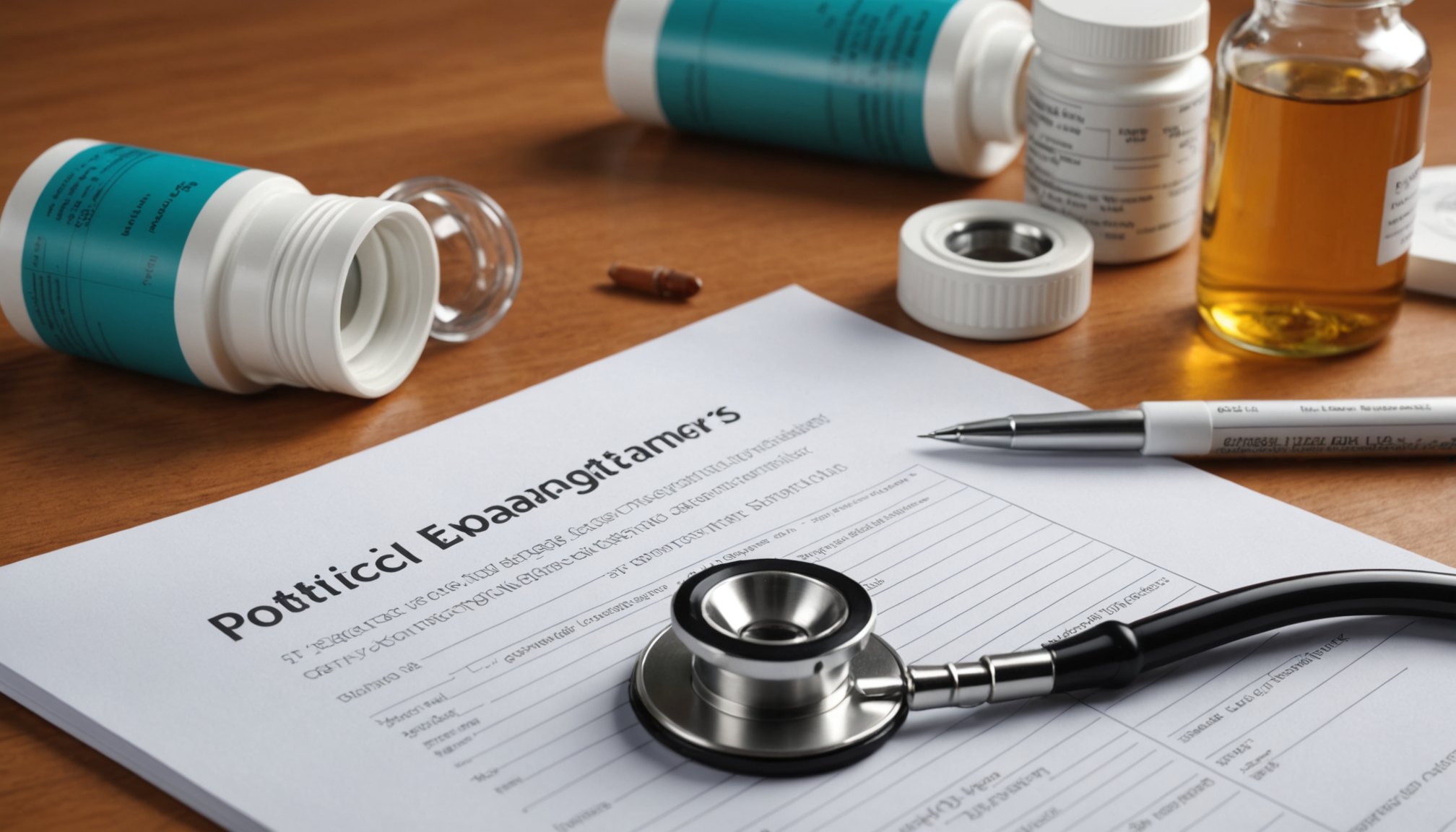 Medical illustration showing vascular, hormonal, and lifestyle factors related to potency enhancers