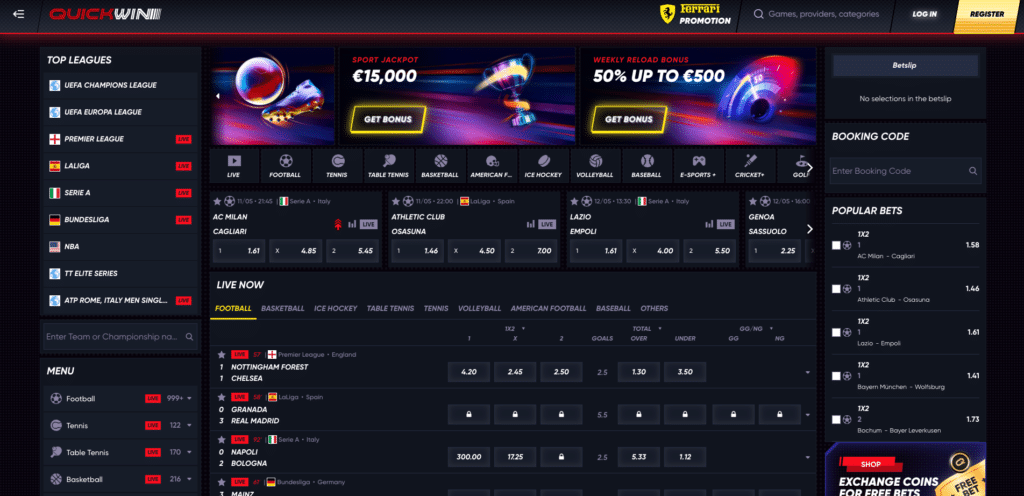 QuickWin Casino Tu destino de juegos en línea en España